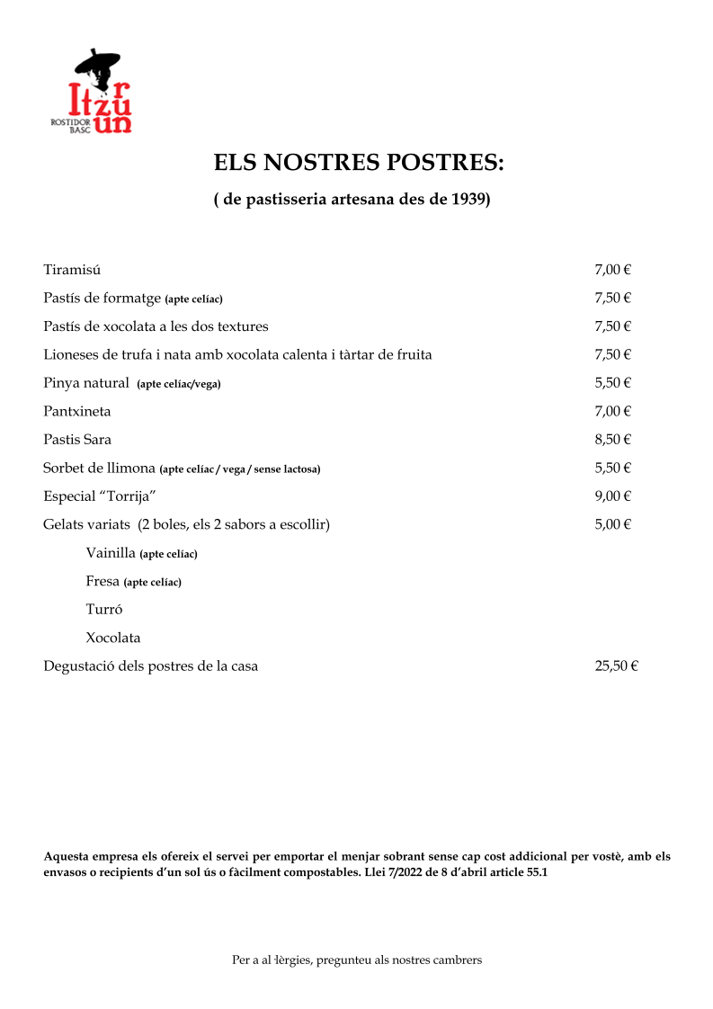 Menu Itzurun (Grupo Yakedo, Sl)-3